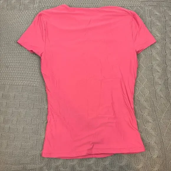 Abercrombie & Fitch Pink Women's Short Sleeve Tee Performance Material ~ S/M - Picture 8 of 11